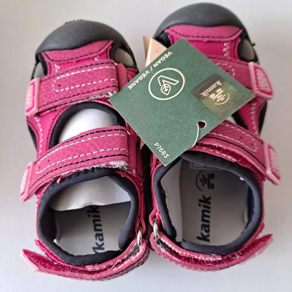 NWOT Kamik Seaturtle 2 Sandals Waterproof Hiking Shoes Pink Toddler Girls Size 5